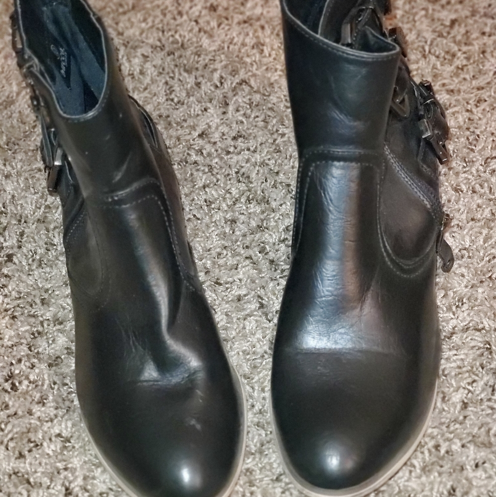 Black Bootie with Buckles